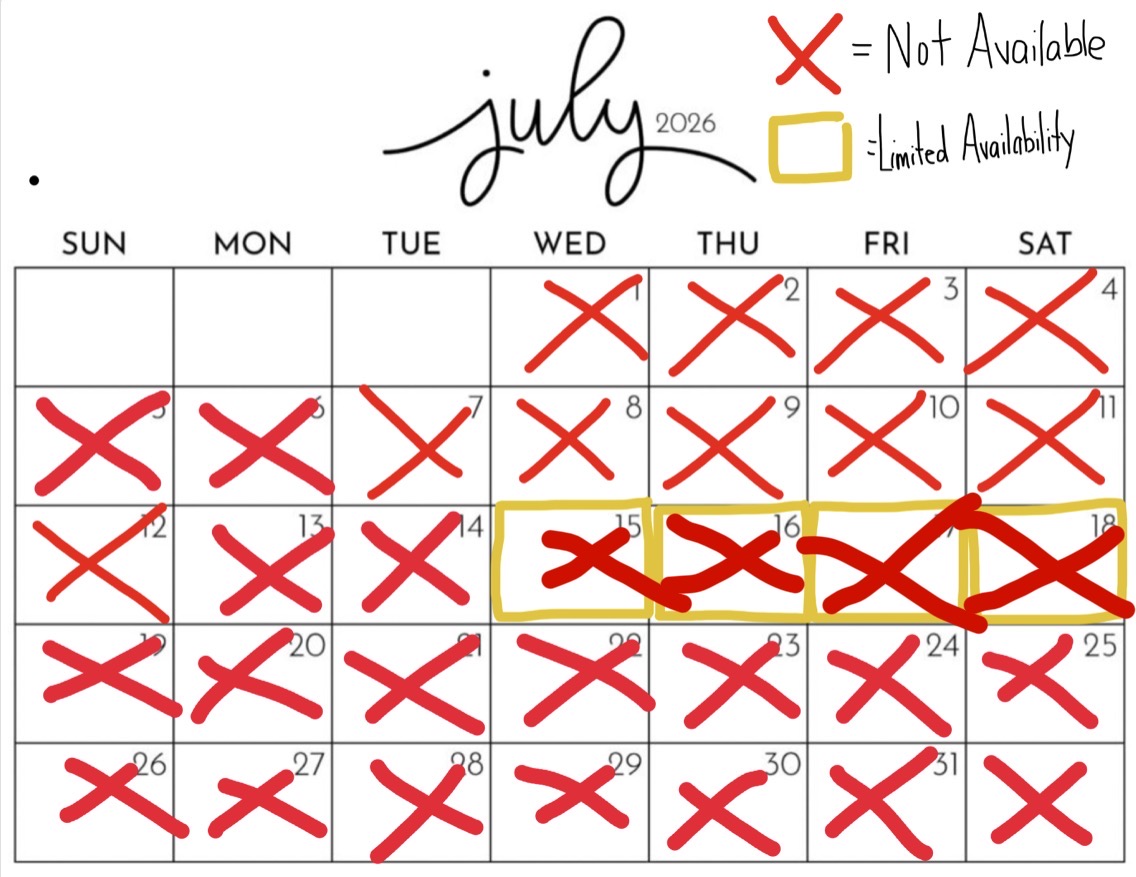 July Availability